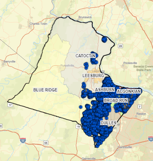 Interactive Service Line Map