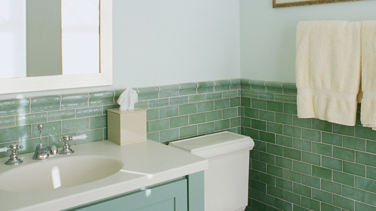 Green bathroom