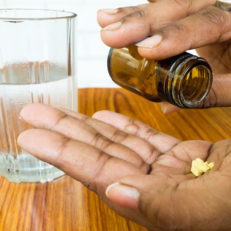taking medication