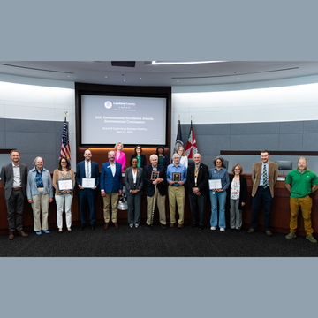 Loudoun County Environmental Commission Environmental Excellence Award crew photograph