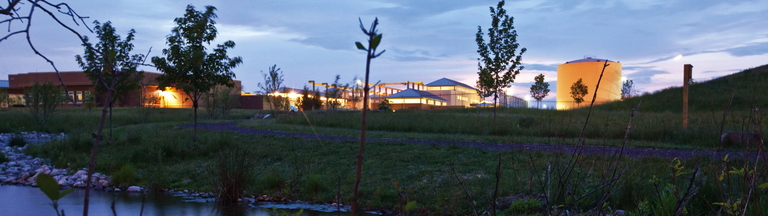 Industrial water treatment plant