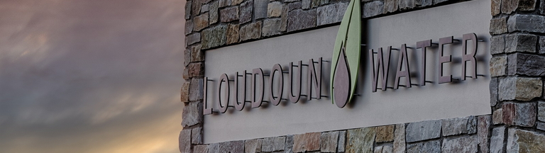 Loudoun Water Entry Sign